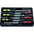 Ko-Ken ScrewDriver Set PH1-2-3/SL5-6-8 ABS Tray 6 pieces PK168PS/6